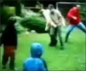 Little Kid Ball to the Face