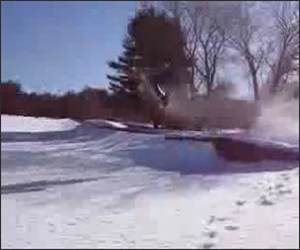 Lost Snowmobile Funny Video