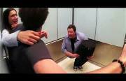 magician cut in half elevator prank Funny Video