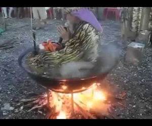 man boils himself Funny Video