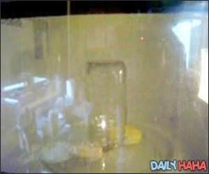 Match in a Microwave Video