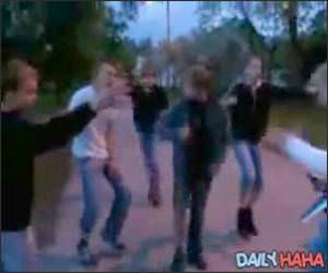 The moped dance video.