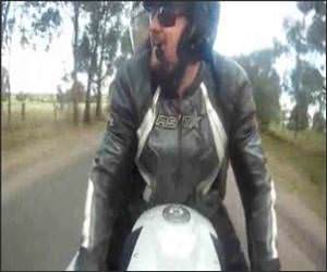 Near Death Motorcycle Video