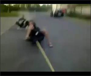 Office Chair Skiing Funny Video