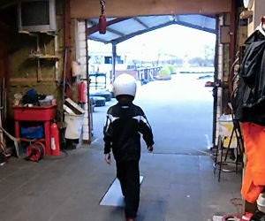 Parking a go Kart Funny Video