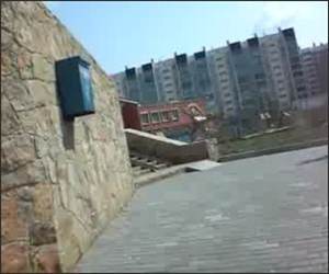 Parkour Flip Trick Funny Video