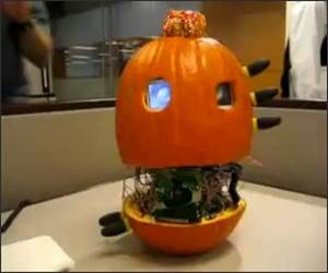 Robot Pumpkin Video