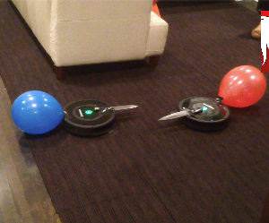 Roomba Knife Fight Funny Video