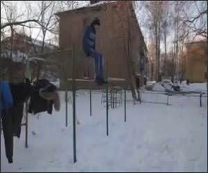 Russian Snow Flip Video