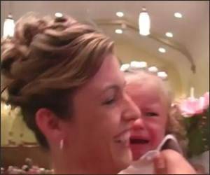 Screaming Flower Girl Funny Video