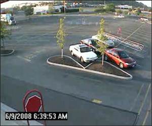 18 wheeler versus Parked Cars