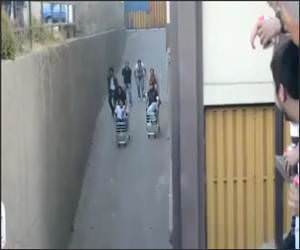 Shopping cart races Funny Video
