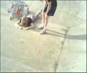 Shopping Cart Face Plant 