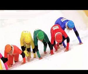 slippery stairs gameshow Funny Video