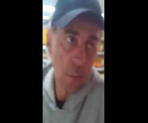 so drunk he fights himself Funny Video