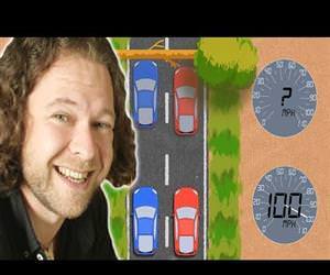 sobering calculation of a car crashes speed Funny Video