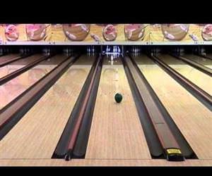 spinning bowling trick shots Funny Video