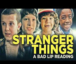stranger things bad lip reading Funny Video