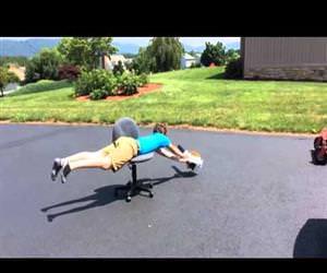 summer break wind chair Funny Video