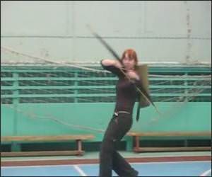 Super Fast Archery Girl Video
