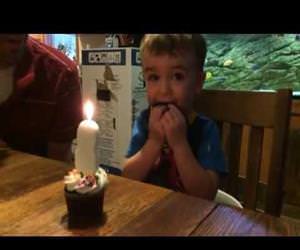 terrible at blowing out candles Funny Video