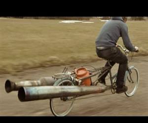 the jet bicycle Funny Video