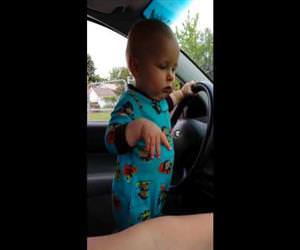 this baby loves the music turned up Funny Video
