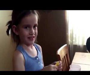 this girls scissor advice Funny Video