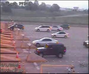 Toll Booth Flying Funny Video