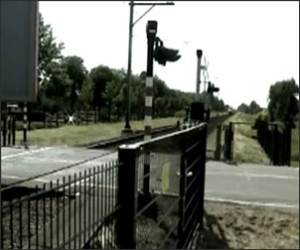 Train Tracks Close Call