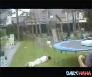 Trampoline Mishap
