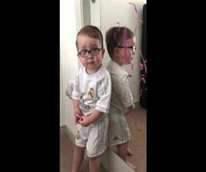 why did you write on the mirror Funny Video