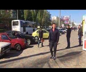 woman driving badly in reverse Funny Video